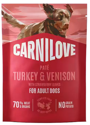 Carnilove Dog Turkey & Venison - indyk i dziczyzna saszetka 300g