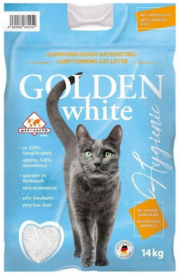 Żwirek Golden Grey White 14kg