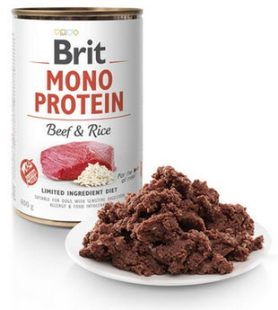 Brit Mono Protein Beef & Rice puszka 400g