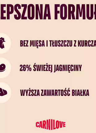 Carnilove Dog Active Lamb & Wild Boar Adult - jagnięcina i dzik 1,5kg