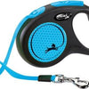Flexi Rollijn New Neon Tape Zwart/Neon Blauw