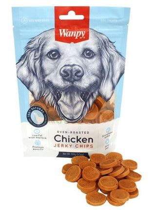 Wanpy Oven-Roasted Chicken Jerky Chips