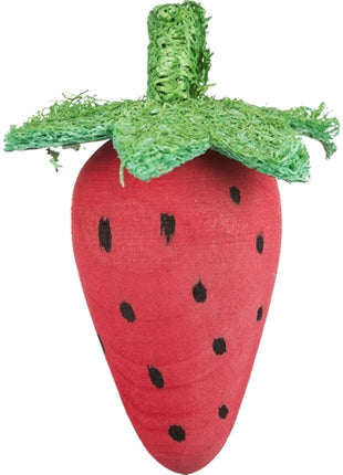 Trixie Speelbal Set Biet / Aardbei Hout / Loofah