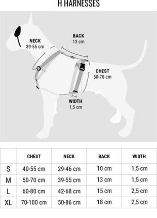 Morso Hondentuig H-Tuig Gerecycled Urban Lizard Rood