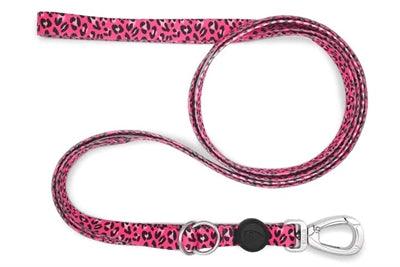 Morso Hondenriem Verstelbaar Gerecycled Bubble Leo Roze