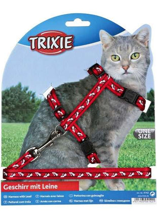 Trixie Katzen-Garnitur mit Leine + Schnappverschlüssen