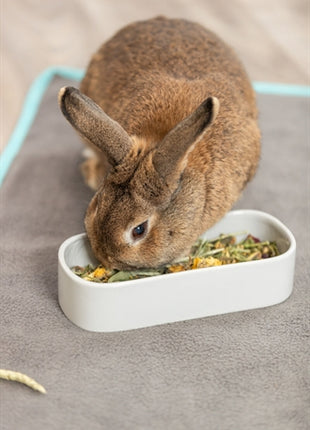 Trixie Voerbak / Drinkbak Ovaal Keramiek Assorti