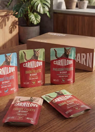 Carnilove Cat Rabbit Kitten - królik w sosie saszetka 85g