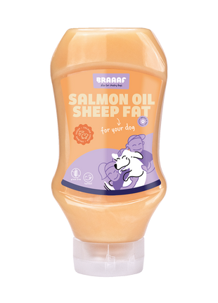 Braaaf Dog Food Sauce Zalmolie & Schapenvet