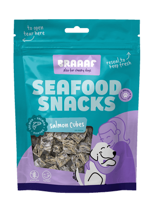 Braaaf Seafood Zalmblokjes