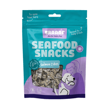 Braaaf Seafood Zalmblokjes