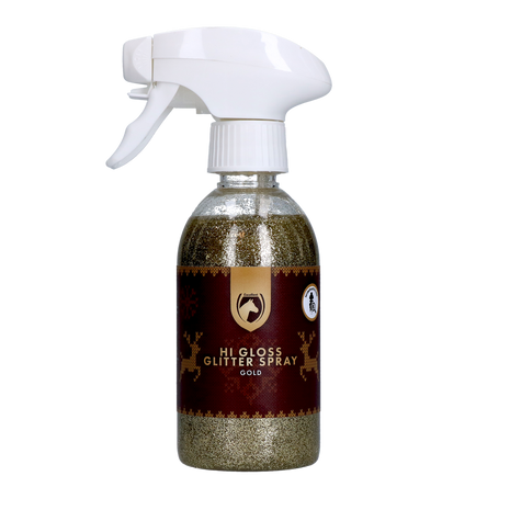 Excellent Horse Christmas Hi Gloss Glitter Spray Goud 250 ml