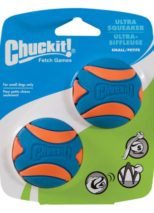 Chuckit! Ultra Squeaker Ball S (2-pack)