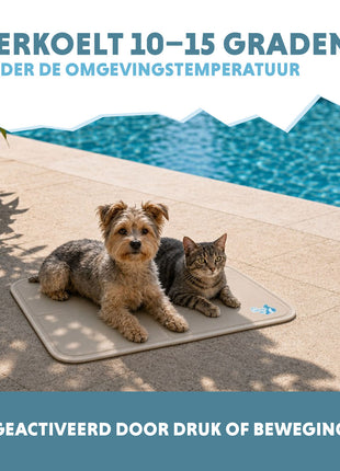 Coolpets Gel Cooling Mat Beige