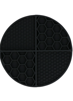 Eat Slow Live Longer Lick Mat Dimensions Circle Grijs