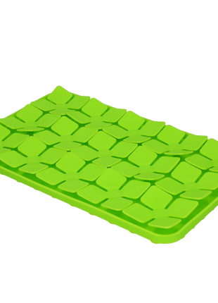 Eat Slow Live Longer Lick Mat Dimensions Flower Groen