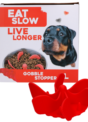 Eat Slow Live Longer Gobble Stopper Rood