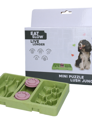 Eat Slow Live Longer Mini Puzzle Lush Jungle