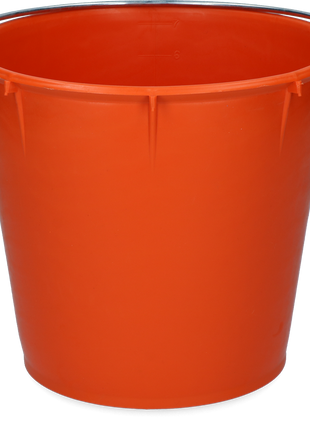 Emmer 7 l met beugel Oranje