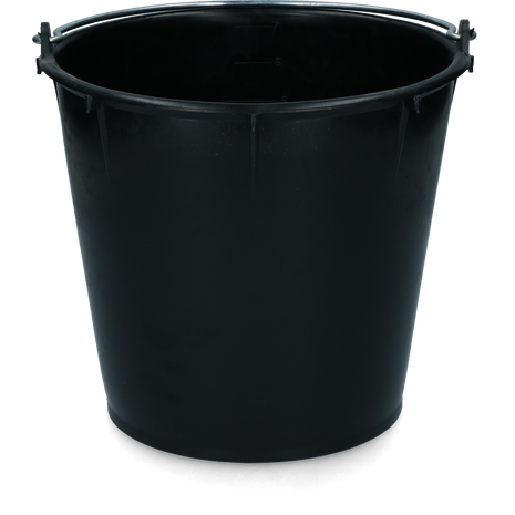 Emmer 7 l met beugel Zwart