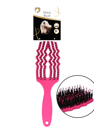 Excellent Horse Wave Brush Roze