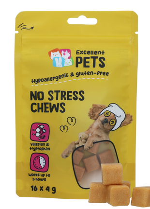 Excellent Pets No Stress Soft Chews 16 x 4 g