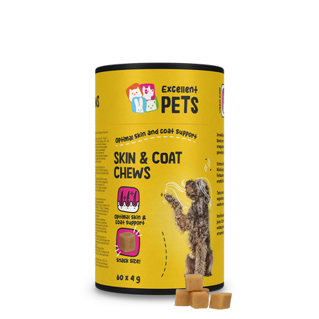 Excellent Pets Skin & Coat Soft Chews 60 Treats