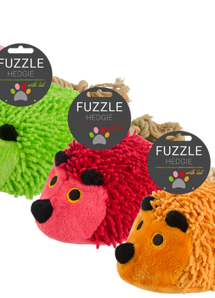 Fuzzle Hedgie met staart Rood