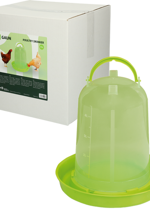 Gaun Pluimvee Drinktoren Limoengroen