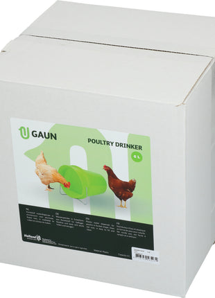 Gaun Pluimvee Drinkemmer Kunststof 6 l Limoengroen