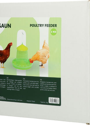 Gaun Pluimvee Voertoren Limoengroen 2 kg