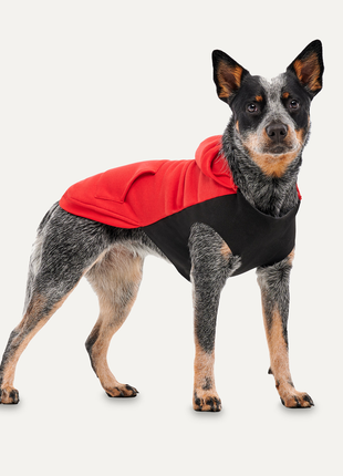 Goo-eez Kangaroo Fleece Hoodie Rood/Zwart
