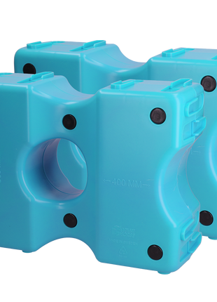 Vplast Cavaletti Hindernisblokken 2 st Blauw