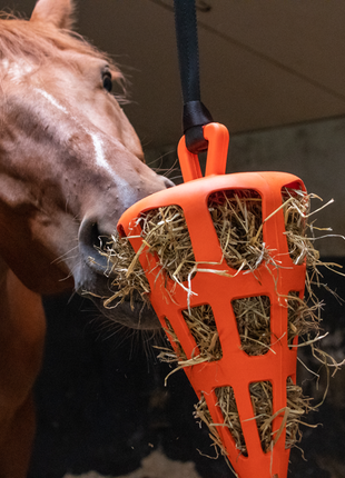 Hay Slow Feeder Fun & Flex Carrot Oranje