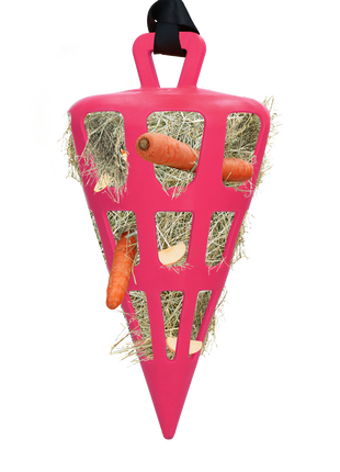 Hay Slow Feeder Fun & Flex Carrot Roze