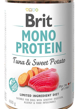Brit Mono Protein Tuna & Sweet Potato puszka 400g