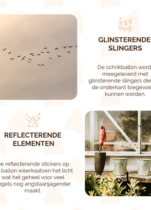 Knock Pest Schrikballon Geel