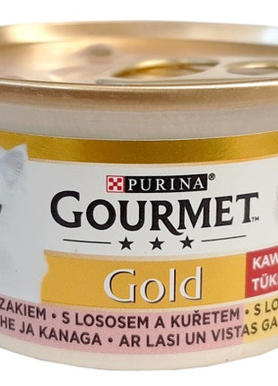 Gourmet Gold Łosoś i kurczak w sosie 85g