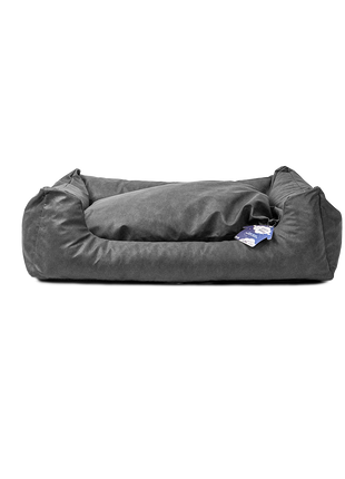 Let's Sleep Sweet Dreams Hondenmand Met Kussen L Antraciet