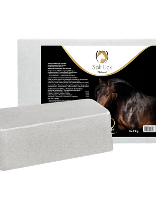 Excellent Horse Salt Lick Naturel 3 x 2 kg