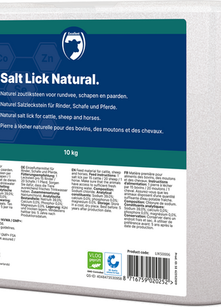Excellent Liksteen Naturel voor alle dieren 10 kg