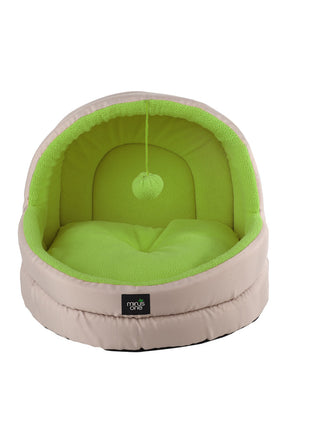 Minus One Hideaway Cat Cave Yellow