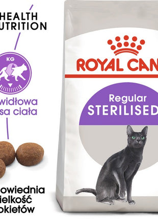Royal Canin Sterilised karma sucha dla kotów dorosłych, sterylizowanych 400g
