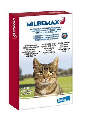 Milbemax Entwurmungstabletten für Katzen von 2-8 kg, 2 EL