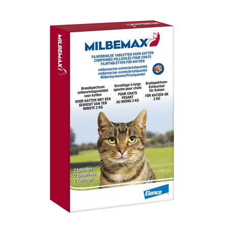 Milbemax Entwurmungstabletten für Katzen von 2-8 kg, 2 EL