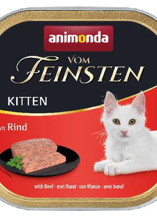 Animonda vom Feinsten Cat Kitten z Wołowiną tacka 100g