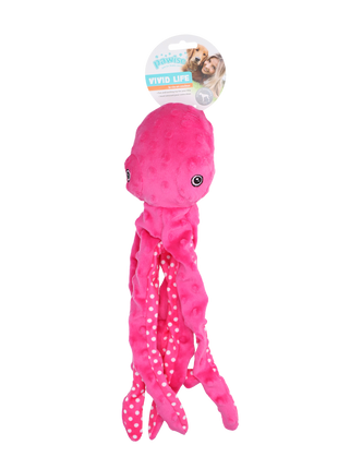 Pawise Multicolor Plush Octopus (3 colour assorted)