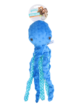Pawise Multicolor Plush Octopus (3 colour assorted)