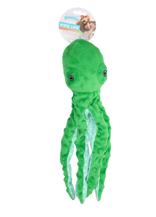 Pawise Multicolor Plush Octopus (3 colour assorted)