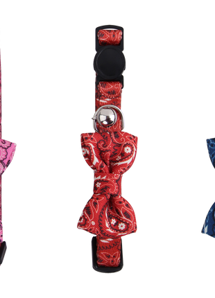 Pawise Cat Collar With Bowknot Roze